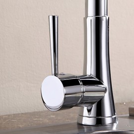 Deck Mounted Single Handle One Hole with Chrome Kitchen Tap