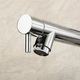 Deck Mounted Single Handle One Hole with Chrome Kitchen Tap