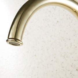 Deck Mounted Single Handle One Hole with Ti-PVD Kitchen Tap