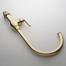 Deck Mounted Single Handle One Hole with Ti-PVD Kitchen Tap