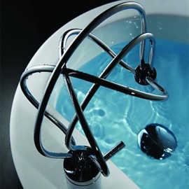 Deck Mounted Single Handle One Hole with Chrome Kitchen Tap