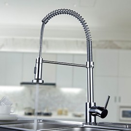 Deck Mounted Single Handle One Hole with Chrome Kitchen Tap