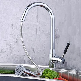 Deck Mounted Single Handle One Hole with Chrome Kitchen Tap