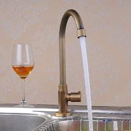 Deck Mounted Single Handle One Hole with Brushed Kitchen Tap