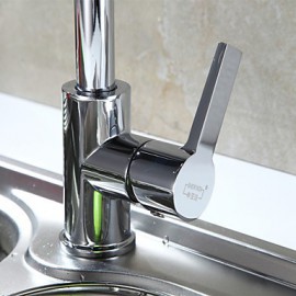 Sprinkle Deck Mounted Single Handle One Hole with Brushed Kitchen Tap