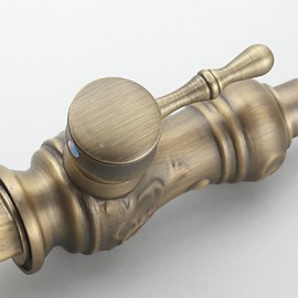 Deck Mounted Single Handle One Hole with Antique Brass Kitchen Tap