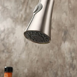 Deck Mounted Single Handle One Hole with Nickel Brushed Kitchen Tap