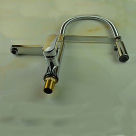 Deck Mounted Single Handle One Hole with Chrome Kitchen Tap