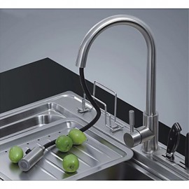 American Standard Deck Mounted Single Handle One Hole with Nickel Brushed Kitchen Tap