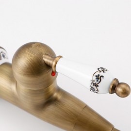 Centerset Antique Brass Kitchen Tap