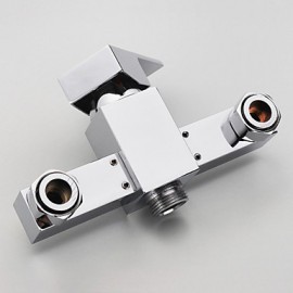 Wall Mounted Single Handle Two Holes with Chrome Kitchen Tap