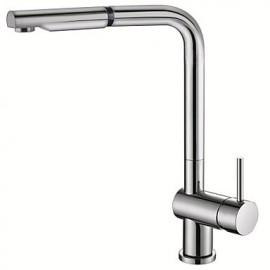 Deck Mounted Single Handle One Hole with Chrome Kitchen Tap