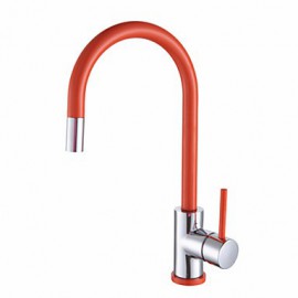 Contemprorary Painting Single Handle Deck Mounted Kitchen Tap