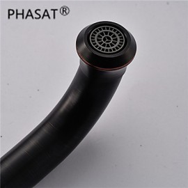 Deck Mounted Single Handle One Hole with Oil-rubbed Bronze Kitchen Tap