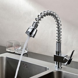 Deck Mounted Single Handle One Hole with Chrome Kitchen Tap