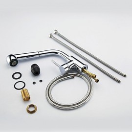 Deck Mounted Single Handle One Hole with Chrome Kitchen Tap