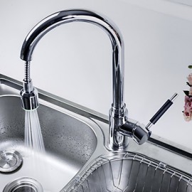 Deck Mounted Single Handle One Hole with Chrome Kitchen Tap