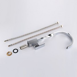 Deck Mounted Single Handle One Hole with Chrome Kitchen Tap