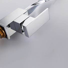 Deck Mounted Single Handle One Hole with Chrome Kitchen Tap