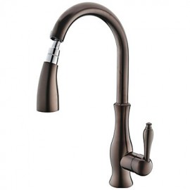 Kitchen Tap Antique Pullout Spray/Sidespray/Pre Rinse Brass Oil-rubbed Bronze