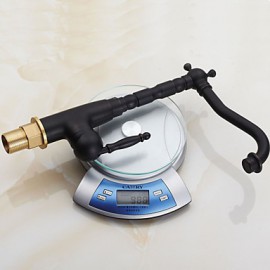 Traditional Centerset Oil-rubbed Bronze Finish Single Handle Kitchen Tap