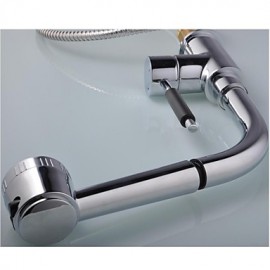 Deck Mounted Single Handle One Hole with Chrome Kitchen Tap