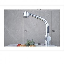 Deck Mounted Single Handle One Hole with Chrome Kitchen Tap
