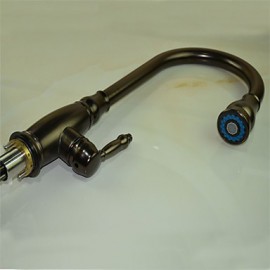 Deck Mounted Single Handle One Hole with Oil-rubbed Bronze Kitchen Tap