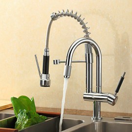 Deck Mounted Single Handle One Hole with Chrome Kitchen Tap