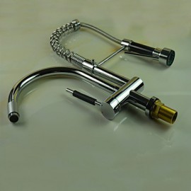 Deck Mounted Single Handle One Hole with Chrome Kitchen Tap