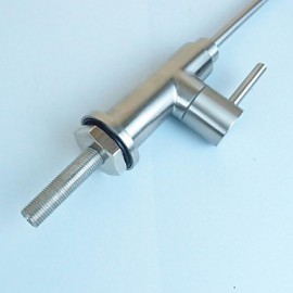 Deck Mounted Single Handle One Hole with Stainless Steel Kitchen Tap