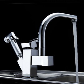 Deck Mounted Single Handle One Hole with Chrome Kitchen Tap