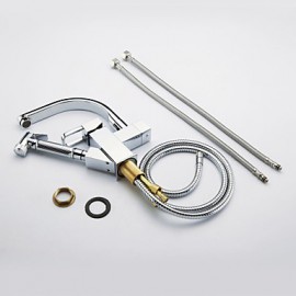 Deck Mounted Single Handle One Hole with Chrome Kitchen Tap