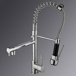 Deck Mounted Single Handle One Hole with Chrome Kitchen Tap