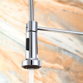 Warpeu Deck Mounted Single Handle One Hole with Chrome Kitchen Tap