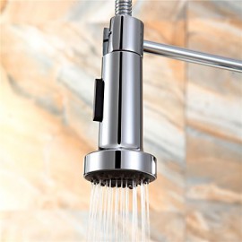 Warpeu Deck Mounted Single Handle One Hole with Chrome Kitchen Tap