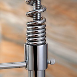 Warpeu Deck Mounted Single Handle One Hole with Chrome Kitchen Tap