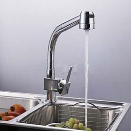 Deck Mounted Single Handle One Hole with Chrome Kitchen Tap
