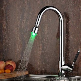 Deck Mounted Single Handle One Hole with Chrome Kitchen Tap