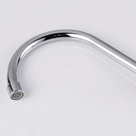 360 Degree Rotatable Stylish Chromed Brass Kitchen Tap - Silver