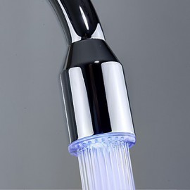 Kitchen Tap Contemporary LED Brass Chrome