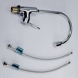 Kitchen Tap Contemporary LED Brass Chrome