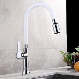 Deck Mounted Single Handle One Hole with Painting Kitchen Tap