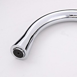 Deck Mounted Two Handles One Hole with Chrome Kitchen Tap