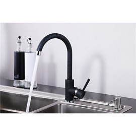 Painting Single Handle Brass Kitchen Tap Mixer