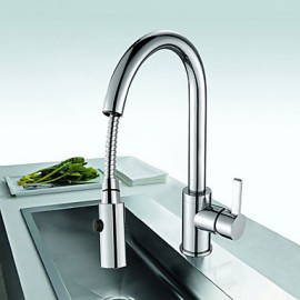 Deck Mounted Single Handle One Hole with Chrome Kitchen Tap