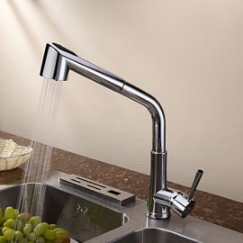 Deck Mounted Single Handle One Hole with Chrome Kitchen Tap