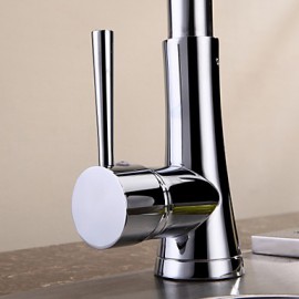 Deck Mounted Single Handle One Hole with Chrome Kitchen Tap