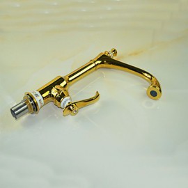 Deck Mounted Single Handle One Hole with Ti-PVD Kitchen Tap