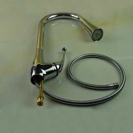 Deck Mounted Single Handle One Hole with Chrome Kitchen Tap